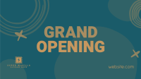 Contemporary Grand Opening Facebook event cover Image Preview