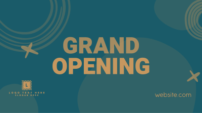 Contemporary Grand Opening Facebook event cover Image Preview