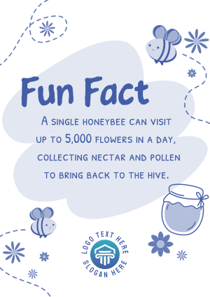 Bee Day Fun Fact Flyer Image Preview