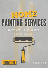 Home Painting Services Flyer Design