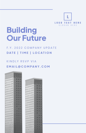 Building Our Future Invitation Image Preview
