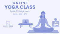 Online Yoga YouTube Banner Design