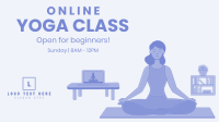 Online Yoga YouTube Banner Preview