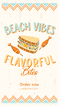 Flavorful Bites at the Beach YouTube short Image Preview
