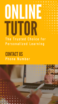 Professional Online Tutor YouTube short Image Preview