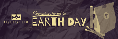 Earth Day Everyday Twitter header (cover) Image Preview