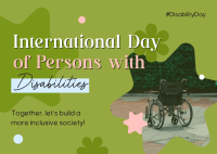 Inclusivity for the Disabled Postcard Image Preview