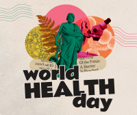 World Health Day Collage Facebook Post Design