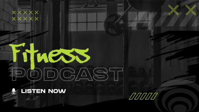 Grunge Fitness Podcast Facebook event cover Image Preview