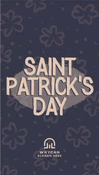 St. Patrick's Clover Facebook Story Design