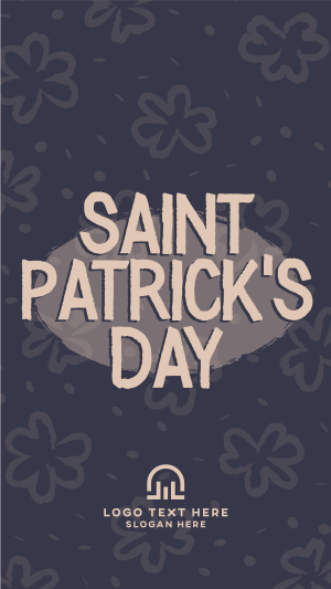 St. Patrick's Clover Facebook story Image Preview