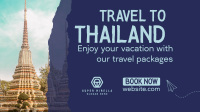 Thailand Travel Facebook event cover Image Preview