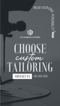 Choose Custom Tailoring Video Image Preview