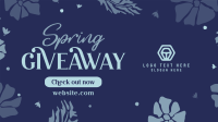 Spring Giveaway Flowers Video Image Preview