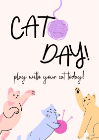 Cat Playtime Flyer Image Preview