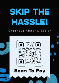 Easy QR Code Payment Poster Design