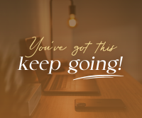 Keep Going Motivational Quote Facebook post Image Preview