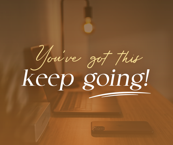 Keep Going Motivational Quote Facebook Post Design