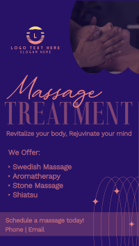 Spa Massage Treatment Instagram reel Image Preview