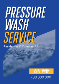 Pressure Wash Business Poster Design