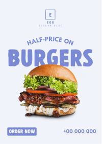 Best Deal Burgers Flyer Design