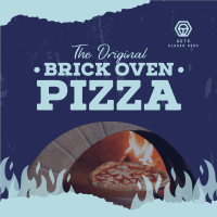 Brick Oven Pizza Instagram Post Design