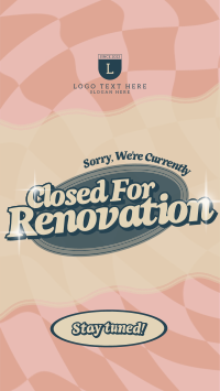 Romantic Closed Renovation Facebook Story Design