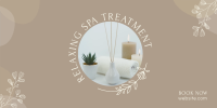 Spa Treatment Twitter post Image Preview