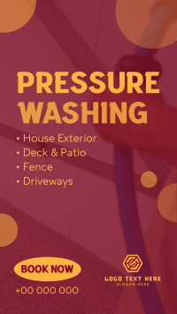 Pressure Wash Service Instagram Story Design
