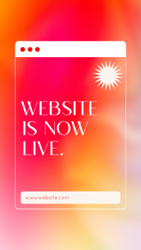 Website Now Live Instagram Story Design