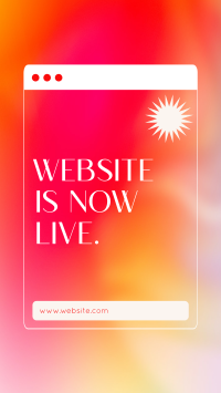 Website Now Live Instagram story Image Preview
