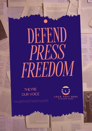Defend Press Freedom Poster Image Preview