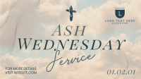 Cloudy Ash Wednesday  Facebook event cover Image Preview