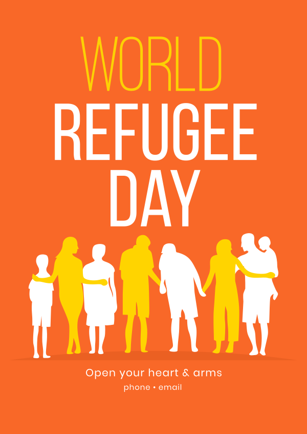 Family Refugees Poster Design Image Preview