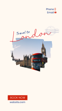 Travel To The UK Facebook Story Design