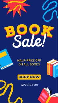 Big Book Sale Instagram reel Image Preview