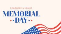 In Honor of Memorial Day Animation Image Preview