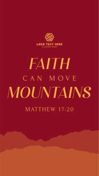 Faith Move Mountains TikTok video Image Preview