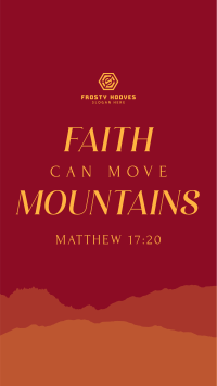 Faith Move Mountains TikTok Video Image Preview