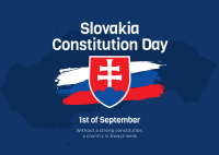 Slovakia Constitution Day Postcard Image Preview