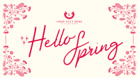 Floral Hello Spring Animation Preview