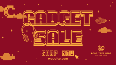 Retro Gadget Sale Facebook event cover Image Preview
