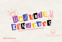 It's Giving Kindness Pinterest Cover Design