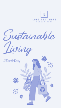 Sustainable Living Instagram Story Design