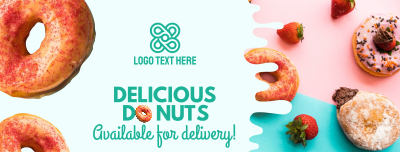 Donut Shop Facebook cover Image Preview