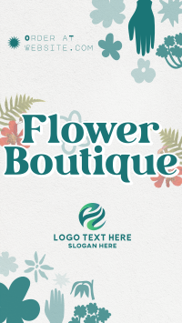 Quirky Florist Service Instagram Story Design