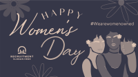 Happy Women's Day Facebook Event Cover Design
