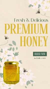 Honey Jar Product Facebook Story Design
