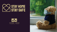 Stay Home Logo Facebook Event Cover Image Preview