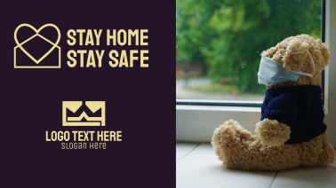 Stay Home Logo Facebook event cover